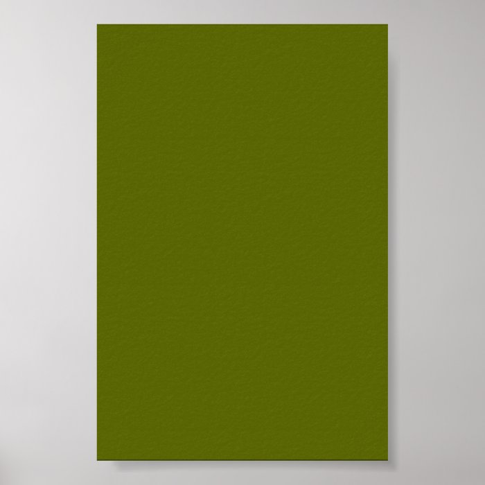 Dark Olive Green Background on a Poster