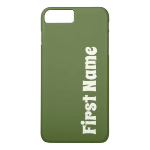 Plain Green Background Iphone 8 Plus 7 Plus Cases Zazzle