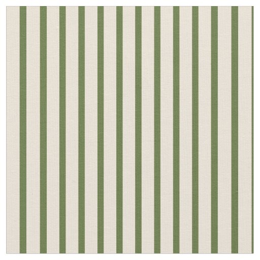Dark Olive Green & Bisque Colored Pattern Fabric