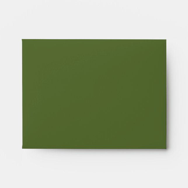 Dark Olive Green Envelope (Front)