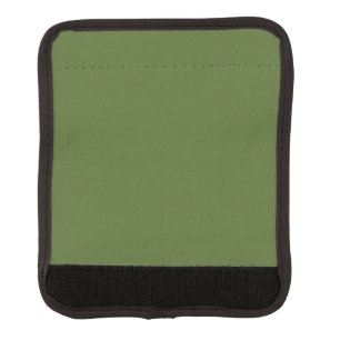 Dark Olive Green Fashionable Monochromatic Luggage Handle Wrap