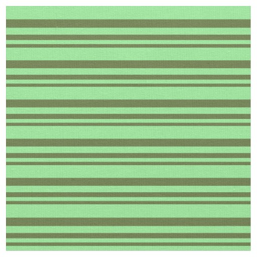 Dark Olive Green & Light Green Pattern Fabric