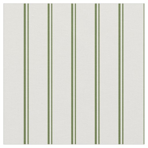 Dark Olive Green & Light Yellow Striped Pattern Fabric