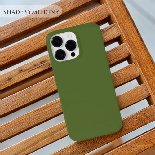 Dark Olive Green One of Best Solid Green Shades Case_Mate iPhone 14 Pro Max Case