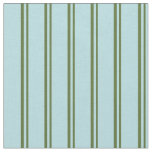 [ Thumbnail: Dark Olive Green & Powder Blue Pattern Fabric ]