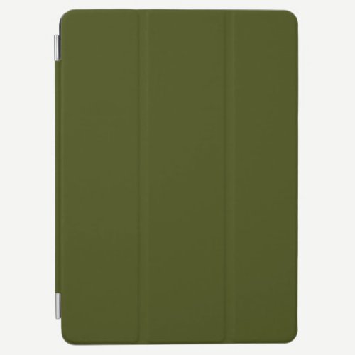 Dark olive green (solid color) iPad air cover