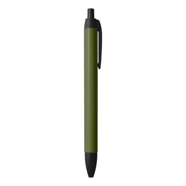 Dark olive green solid color pen (Bottom (Vertical))