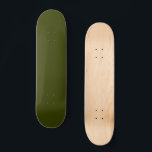Dark olive green solid color skateboard<br><div class="desc">Dark olive green solid color. Modern color.</div>