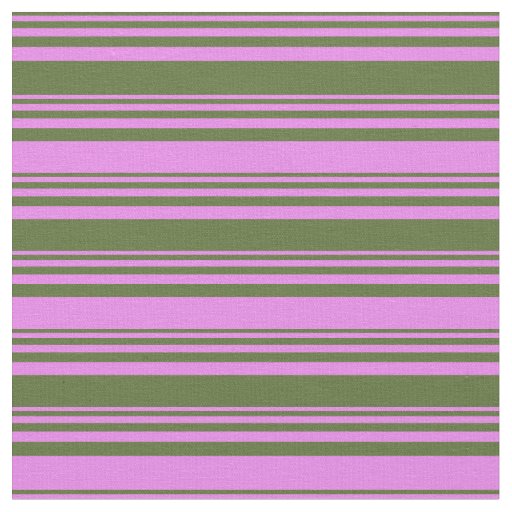 Dark Olive Green & Violet Pattern Fabric