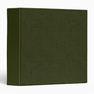 Dark olive textured  3 ring binder