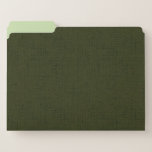 Dark olive textured  file folder