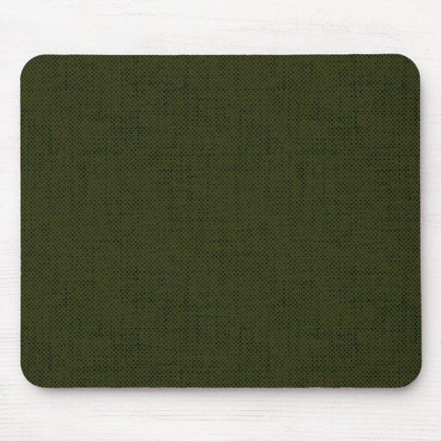 Dark olive textured  mouse pad (Front)
