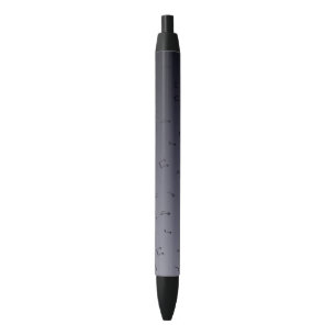 Dark Ombre Musical Notes gray Pen