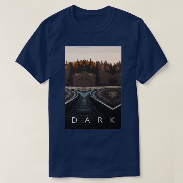 Dark On the Railroad 1 T-Shirt (Design Front)