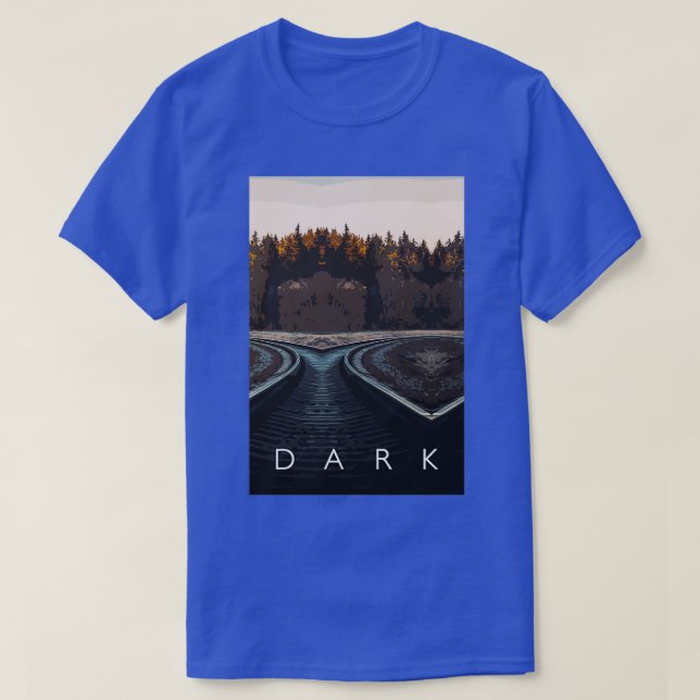 Dark On the Railroad T-Shirt (Design Front)