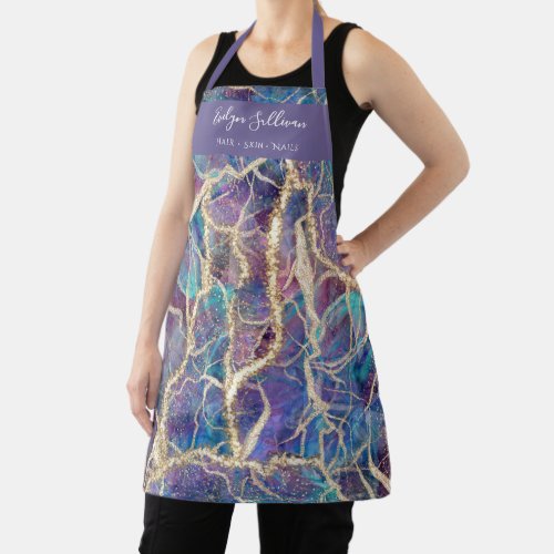 dark opal beauty professional apron