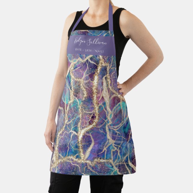 dark opal beauty professional apron (Insitu)