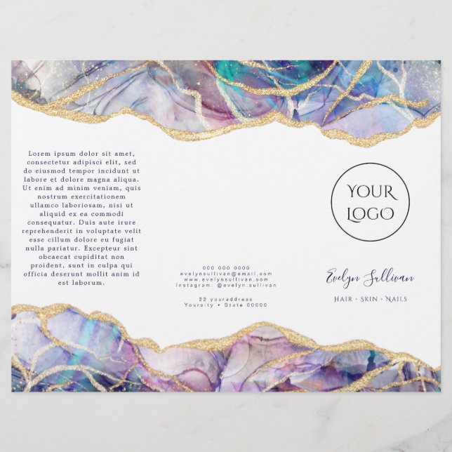 Dark Opal design brochure (Front)