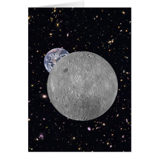 Dark or Far Side of the Moon Starry Sky Cards (Front)