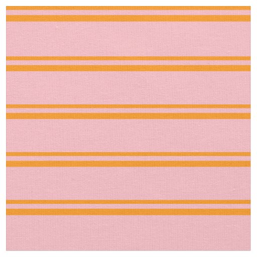 Dark Orange and Light Pink Striped/Lined Pattern Fabric