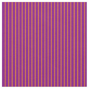 Dark Orange and Purple Colored Lined Pattern Fabric