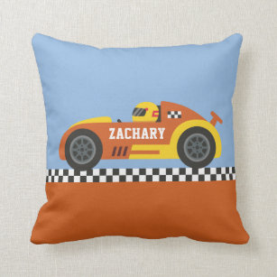 Personalised Children Racing Car Pillowcase Printed Gift Custom Print Made 
