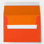 Dark Orange Customizable Invitation Envelope at Zazzle