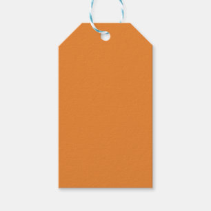 Dark orange Gift Tag