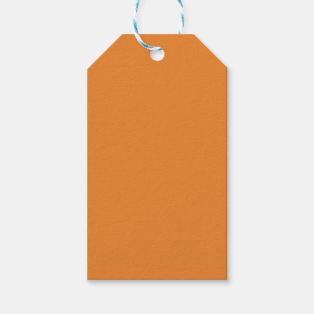 Dark orange Gift Tag (Front)