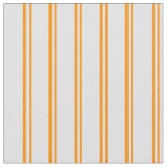 [ Thumbnail: Dark Orange & Lavender Colored Stripes Pattern Fabric ]