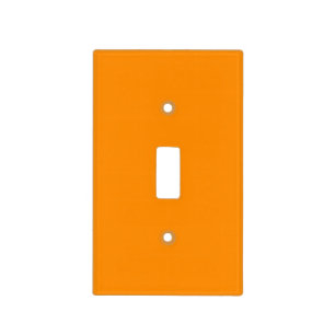 Dark Orange Light Switch Cover