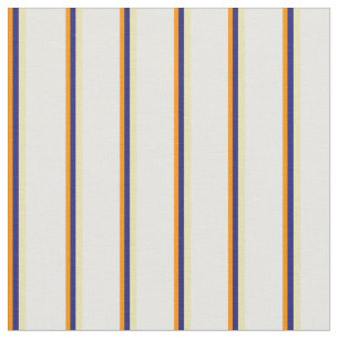 Dark Orange, Midnight Blue, Tan, and White Colored Fabric