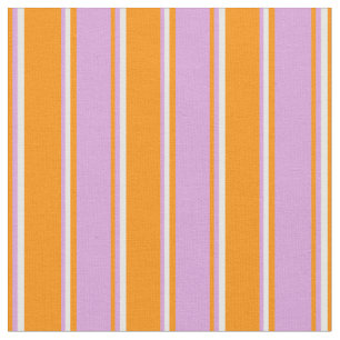 Dark Orange, Plum, and White Colored Pattern Fabric