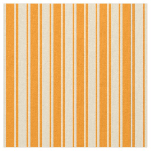 Dark Orange & Tan Stripes Fabric