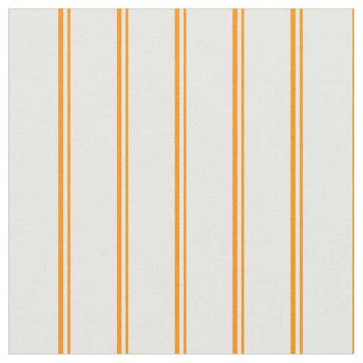 Dark Orange & White Lines Fabric