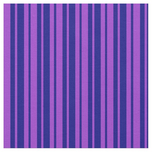 Dark Orchid and Blue Lines Pattern Fabric