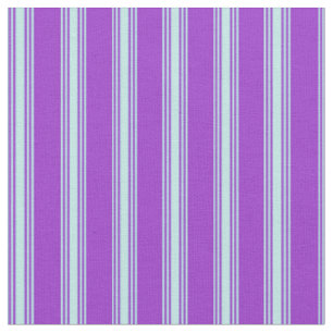 Dark Orchid and Turquoise Lines Pattern Fabric