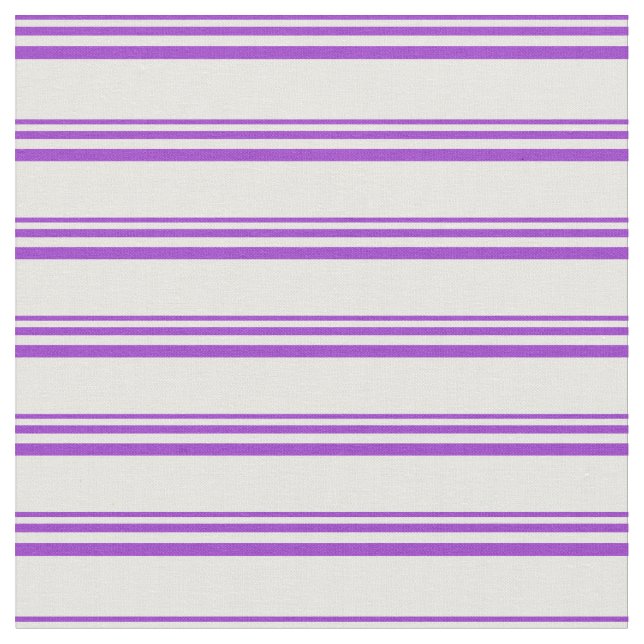 Dark Orchid and White Striped Pattern Fabric (Close Up)