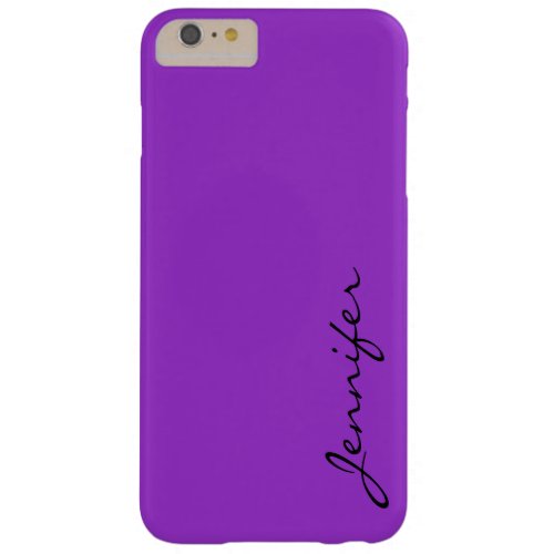 Dark orchid color background barely there iPhone 6 plus case