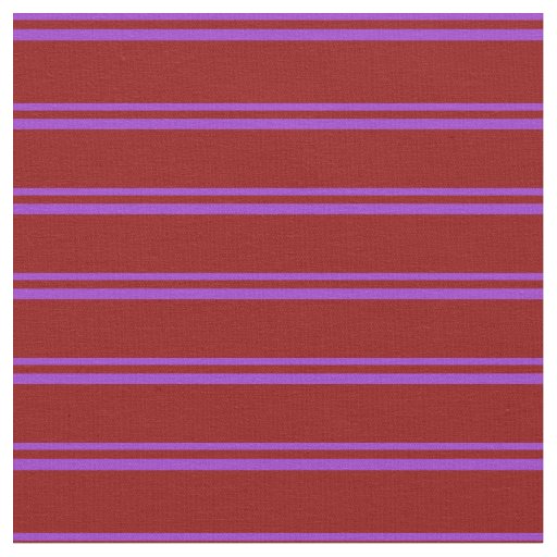 Dark Orchid & Dark Red Lines Fabric