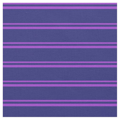 Dark Orchid & Midnight Blue Striped/Lined Pattern Fabric