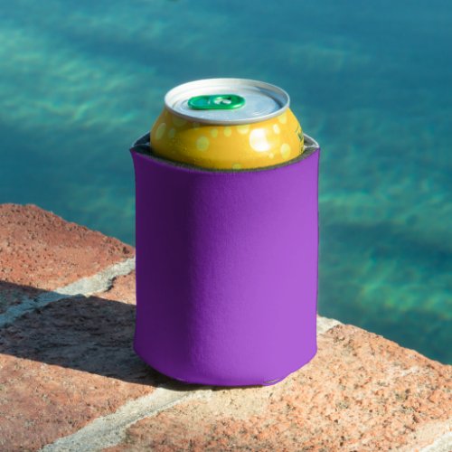 Dark Orchid Solid Color Can Cooler