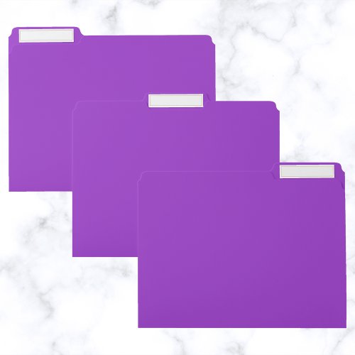 Dark Orchid Solid Color File Folder