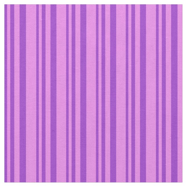Dark Orchid & Violet Colored Stripes Fabric (Close Up)