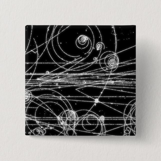 Dark particles pinback button (Front)