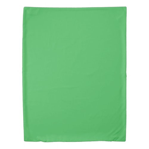 Dark Pastel Green Solid Plain Color Duvet Cover