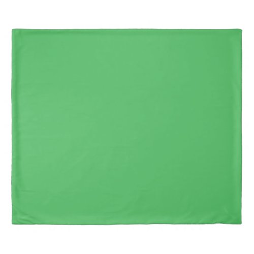 Dark Pastel Green Solid Plain Color Duvet Cover