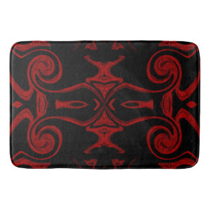 dark pattern bathroom mat