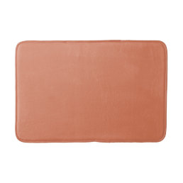 Dark Peach (solid color)  Bath Mat