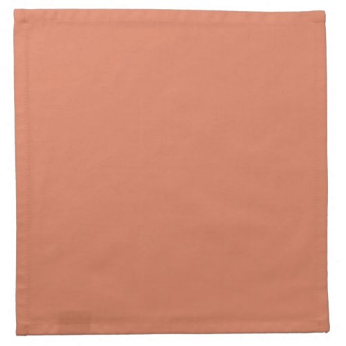 Dark Peach solid color  Cloth Napkin